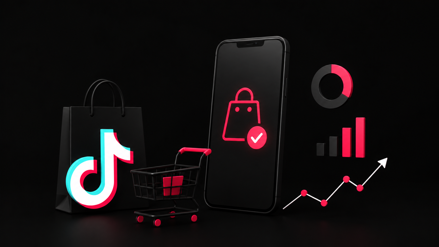 Аналитика продаж в TikTok: смартфон, покупки и графики коммерческой эффективности