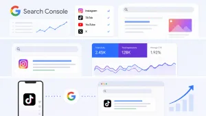Google Search Console теперь работает с Instagram и TikTok