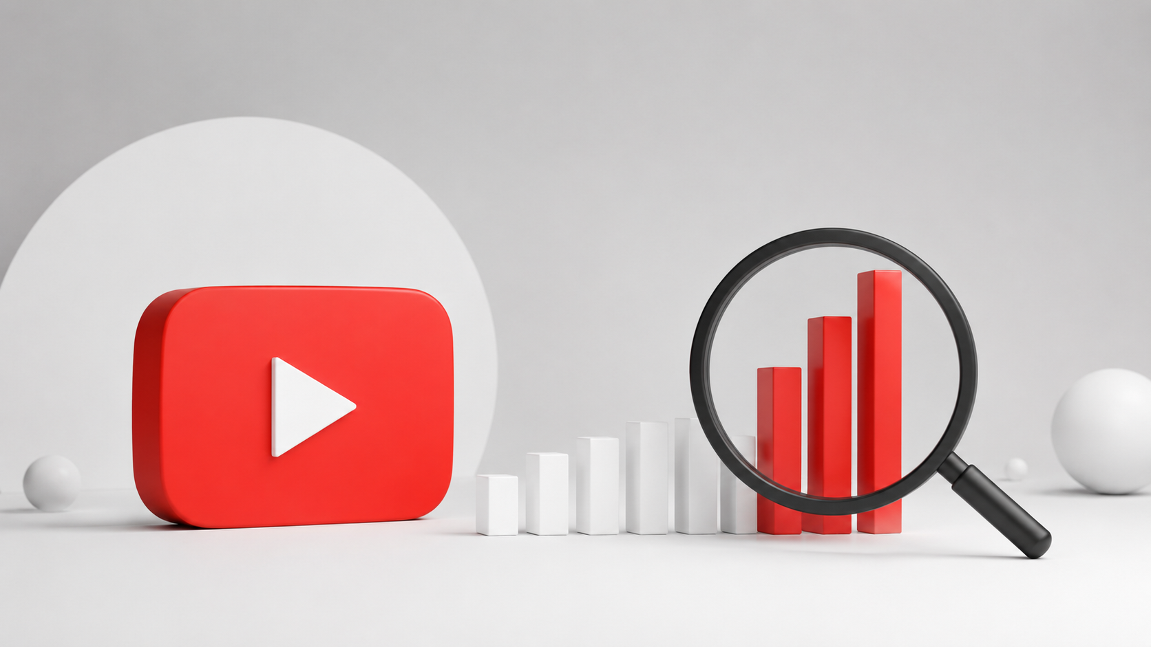 Аналитика YouTube с ростом просмотров, вовлечённостью и метриками канала