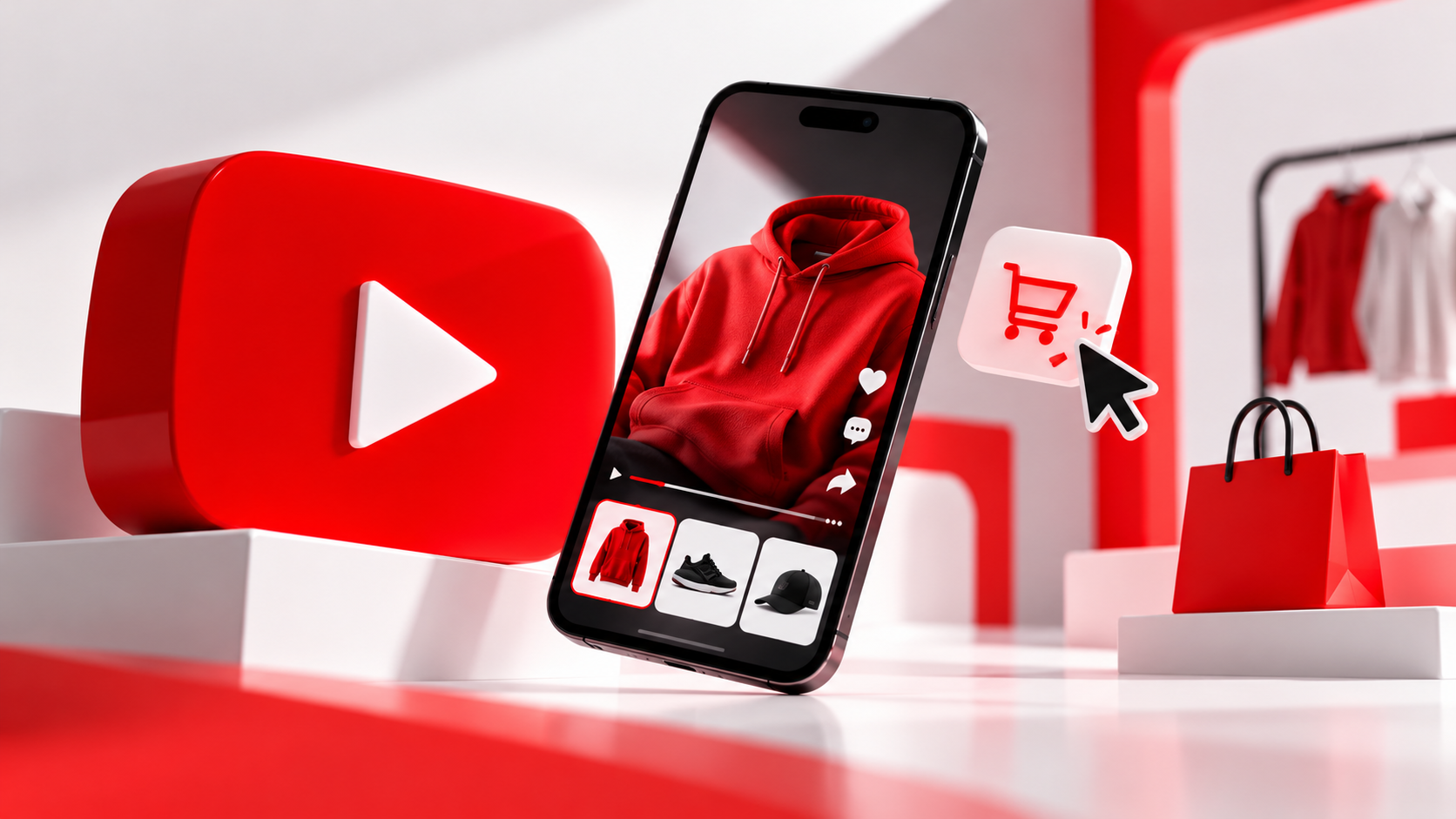 YouTube Shorts Shopping — продвижение одежды и онлайн-продажи через короткие видео